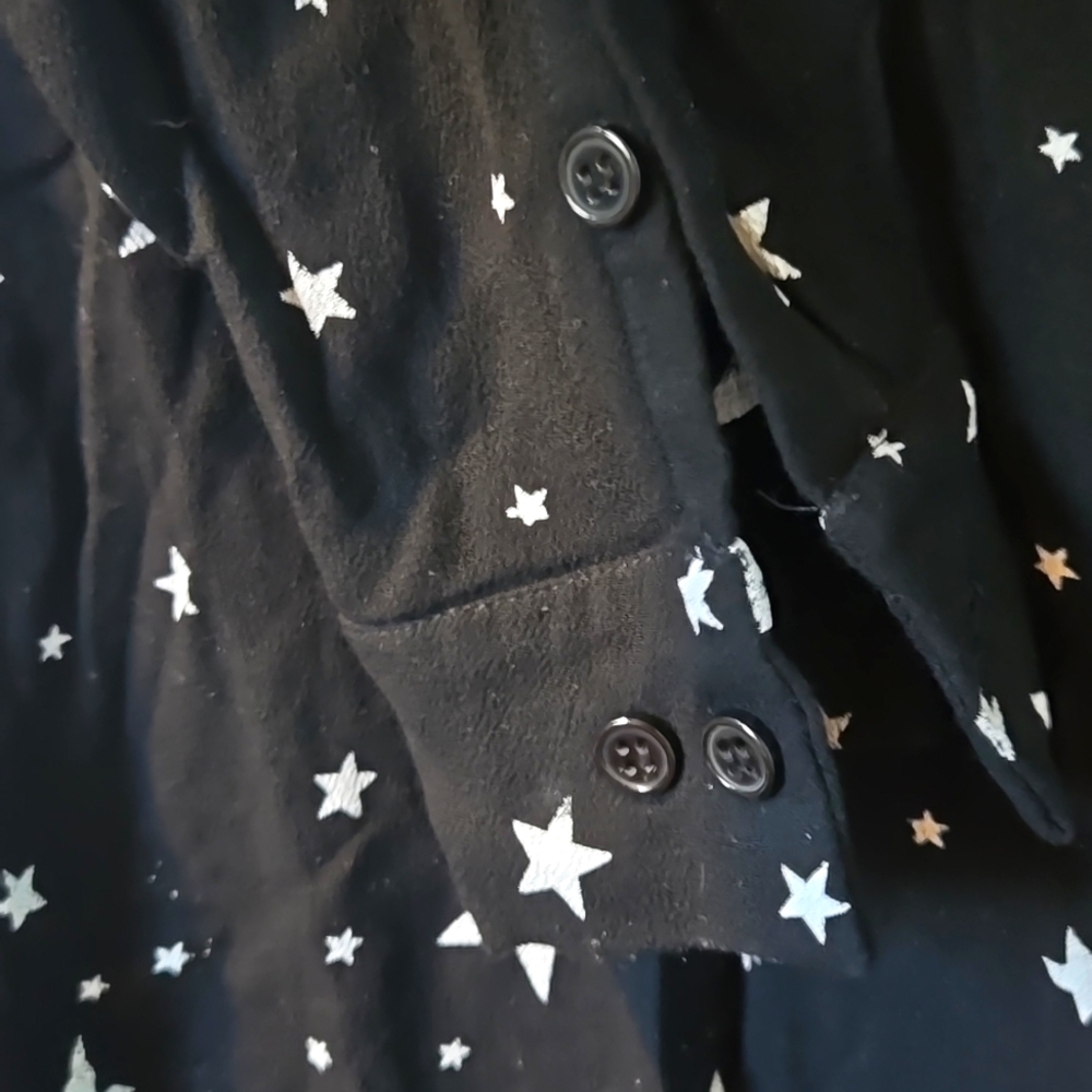 Michael Lauren Stars Button-down dress/tunic - Picture 9 of 13